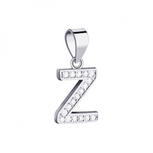 Stříbrný přívěsek-iniciály písmeno Z