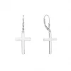Další: Stříbrné visací náušnice s křížky