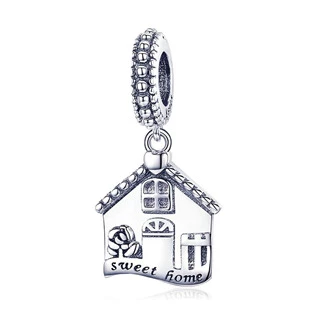 Stříbrný přívěšek korálek na náramek i na řetízek