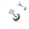Předchozí: Piercingová náušnice, čirý zirkon - 1 kus-5mm