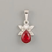 Přívěsek ANDĚL DOBRÉ INTUICE se Slzičkou Swarovski 8mm