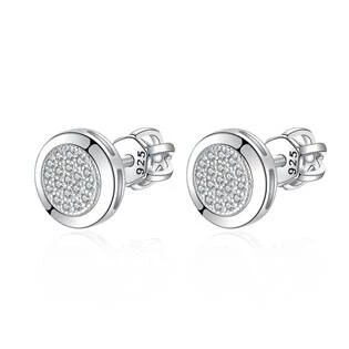 Stříbrné šroubovací náušnice