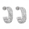 Další: Stříbrné náušnice s krystaly Crystals from Swarovski® kruhy 17 mm