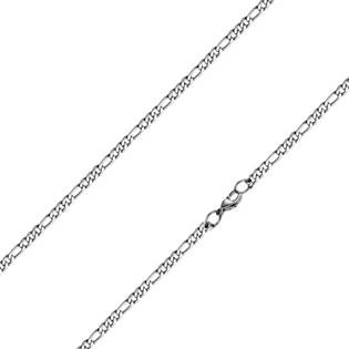 Ocelový řetízek figaro, tl. 4,5 mm 55cm