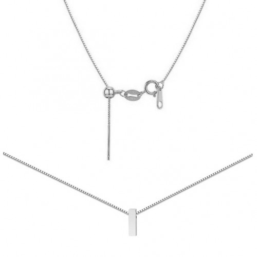 Ocelový náhrdelník PÍSMENO I