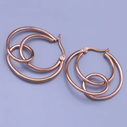 Kruhy golg rose z chirurgické oceli