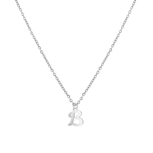 Ocelový náhrdelník psací B