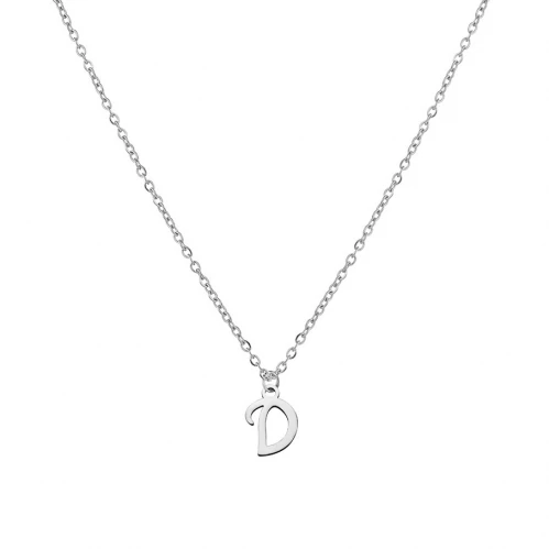 Ocelový náhrdelník psací D