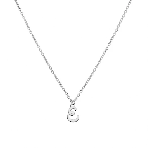 Ocelový náhrdelník psací E
