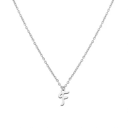 Ocelový náhrdelník psací F