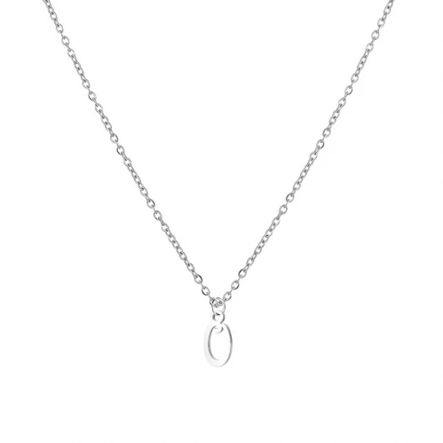 Ocelový náhrdelník psací O