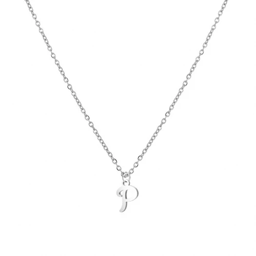 Ocelový náhrdelník psací P