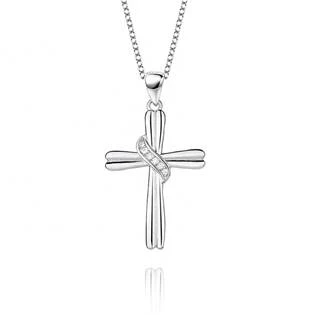 Střibrný náhrdelník s křížkem