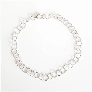 Dámský stříbrný náramek , délka 19 cm