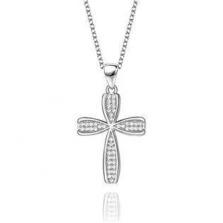 Střibrný náhrdelník s křížkem