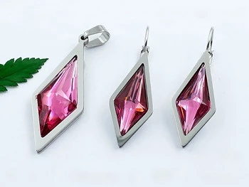 Souprava Náušnice a Přívěsek z chirurgické oceli